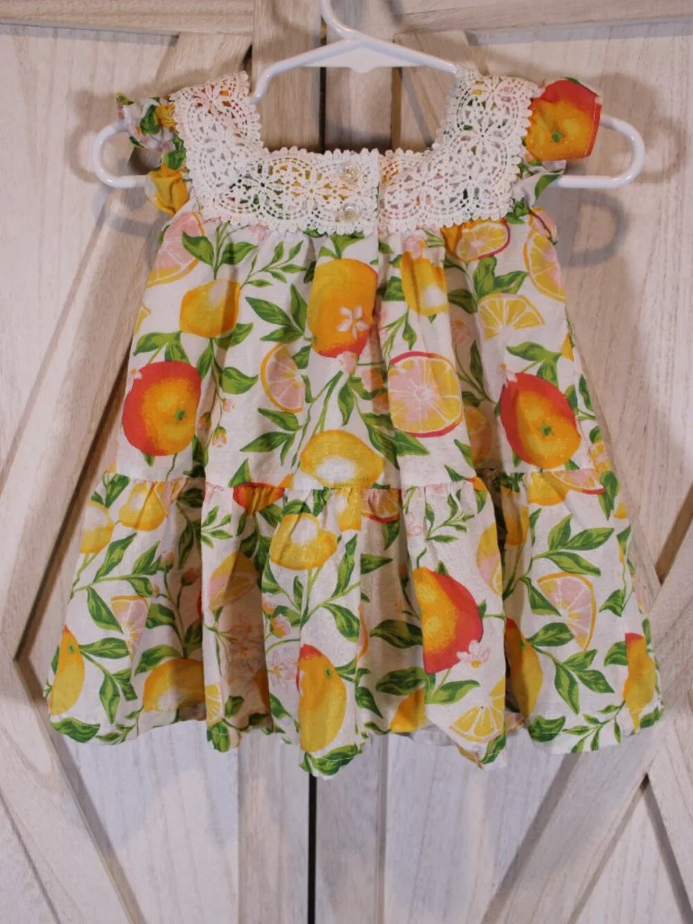 Rachel Zoe Baby Girl Citrus Collection Dress Set 3-6M Headband & Shoes Floral